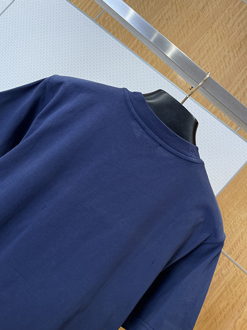 バーバリースーパーコピー レターウォーホース刺繍クルーネック半袖Tシャツ