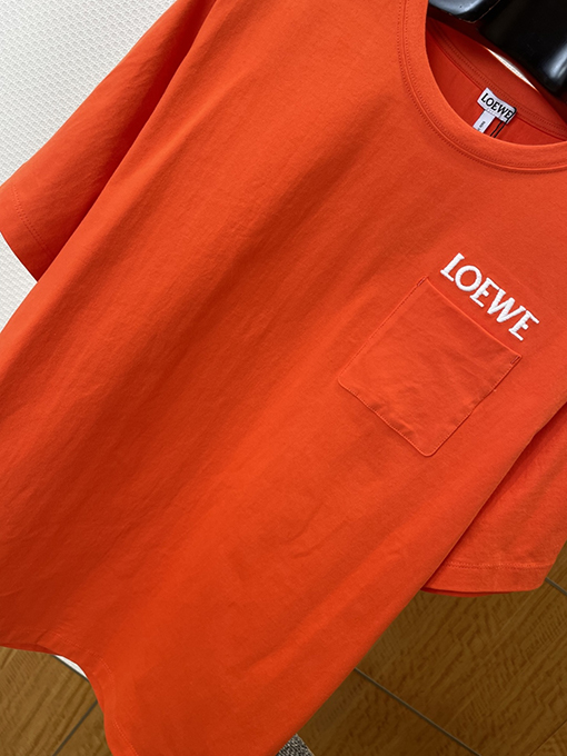 ロエベ LOEWE 刺繍レターロゴ半袖Tシャツ