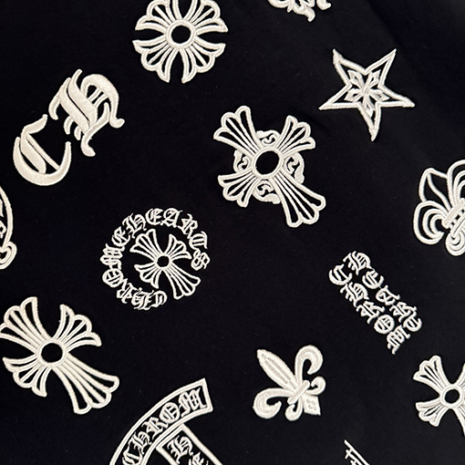 クロムハーツスーパーコピー 新モデル刺繍半袖Tシャツ