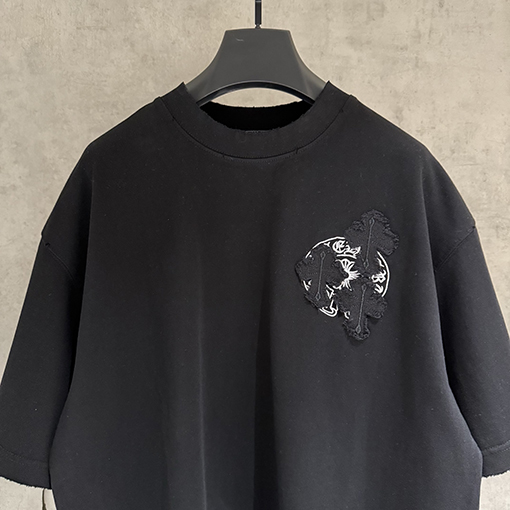 クロムハーツ 新モデルクラシック刺繍半袖Tシャツ
