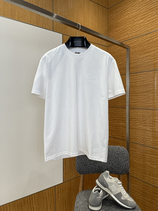ディオールスーパーコピー DIOR レターロゴ半袖クルーネックTシャツ