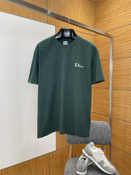 ディオールスーパーコピー DIOR レターロゴ半袖クルーネックTシャツ