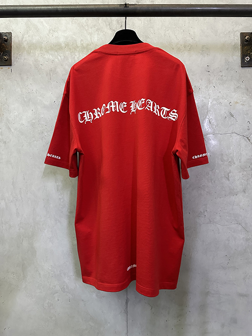 クロムハーツ ロゴプリントクルーネック半袖Tシャツ
