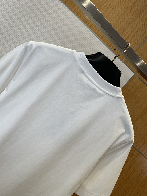 バーバリー BURBERRY チェック柄の軍馬アップリケクルーネック半袖Tシャツ