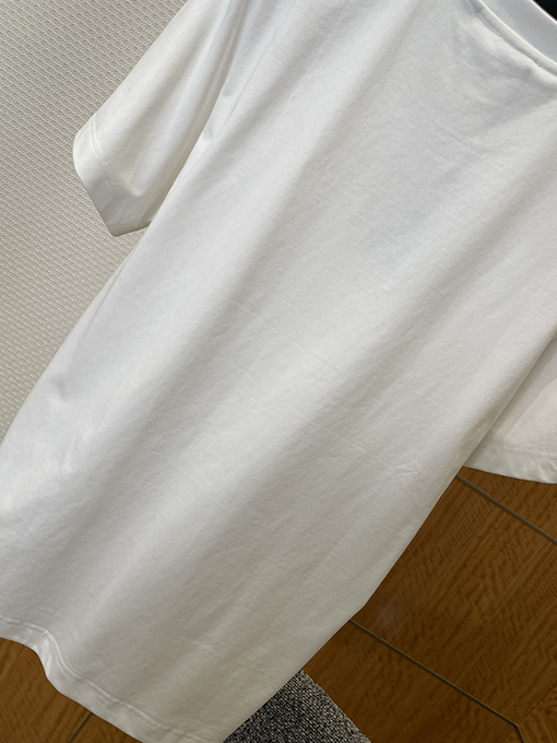 バーバリー BURBERRY チェック柄の軍馬アップリケクルーネック半袖Tシャツ