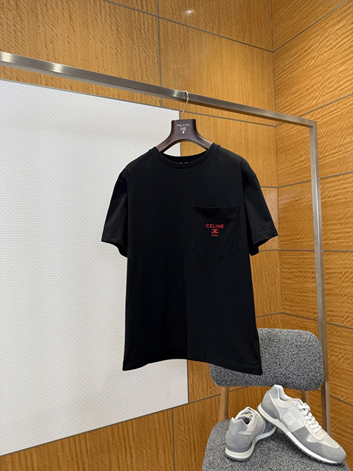セリーヌ CELINE ロゴポケット半袖Tシャツ