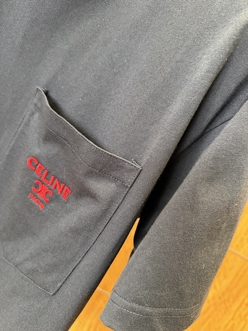 セリーヌ CELINE ロゴポケット半袖Tシャツ