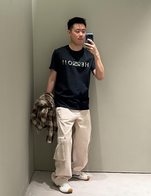 ロエベ LOEWE プリント刺繍半袖 Tシャツ