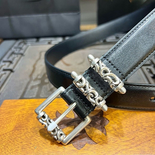 クロムハーツスーパーコピー 3.0cm ピンバックル多用途レディース本革ベルト