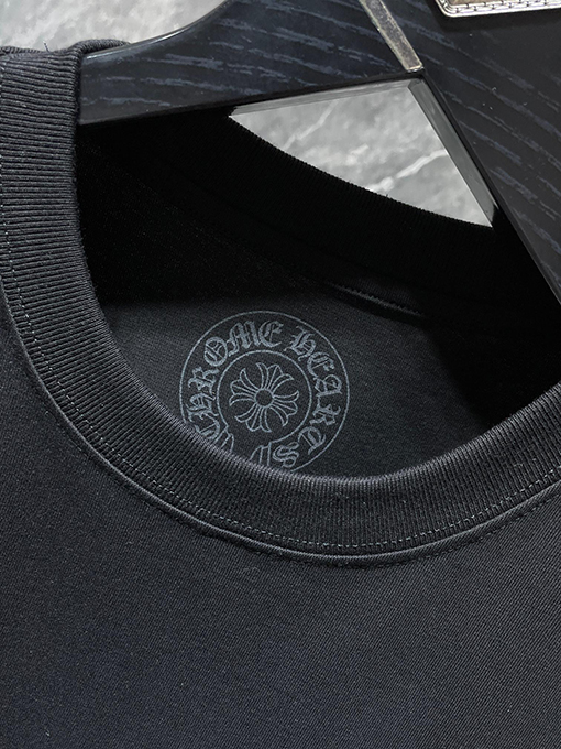 クロムハーツ クラシックなカラフルファントムクロスレターフローラル半袖Tシャツ