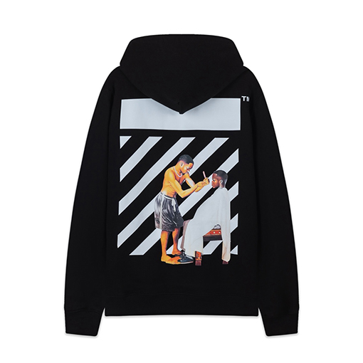 オフホワイトスーパーコピー off white 新しい460gのルーズフィットフード付きスウェットシャツ