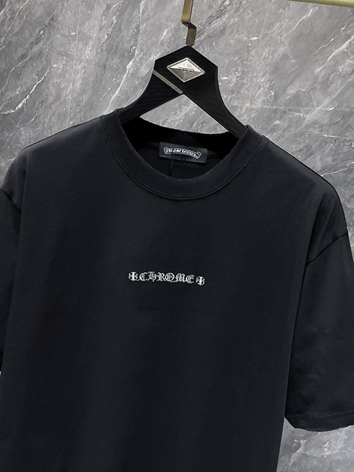 クロムハーツ 大剣サンスクリット刺繍アップリケ半袖Tシャツ