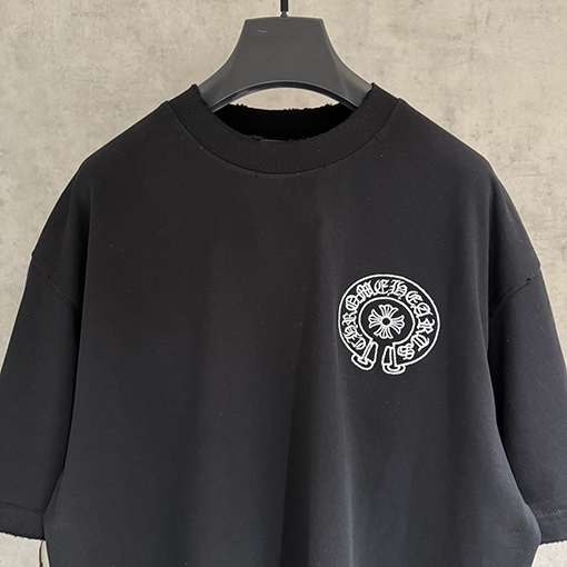 クロムハーツ 新モデル刺繍半袖Tシャツ
