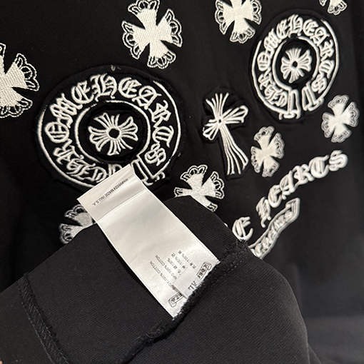クロムハーツ 新モデル刺繍半袖Tシャツ
