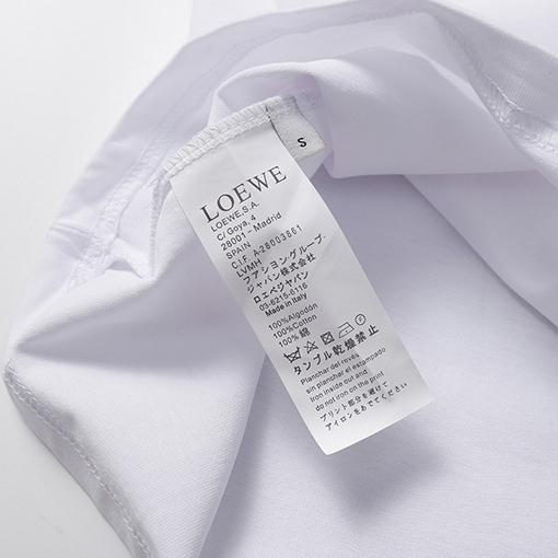ロエベ LOEWE フロントポケットに刺繍ロゴが入った半袖Tシャツ