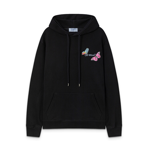 オフホワイトコピー off white バタフライアロー ルーズフード付きスウェットシャツ