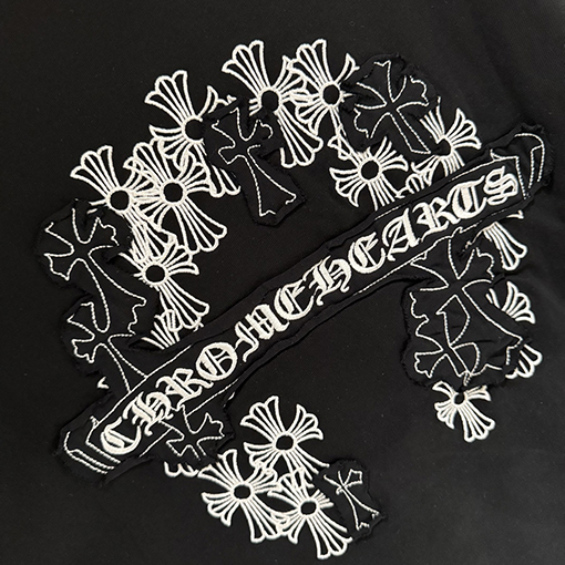 クロムハーツスーパーコピー 新モデル刺繍半袖Tシャツ