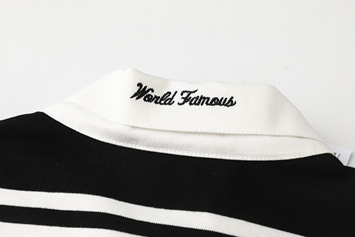 シュプリーム X ナイキ SUPREME Stripe Rugby コラボレーションシリーズ ロゴストライプ 長袖ポロシャツ