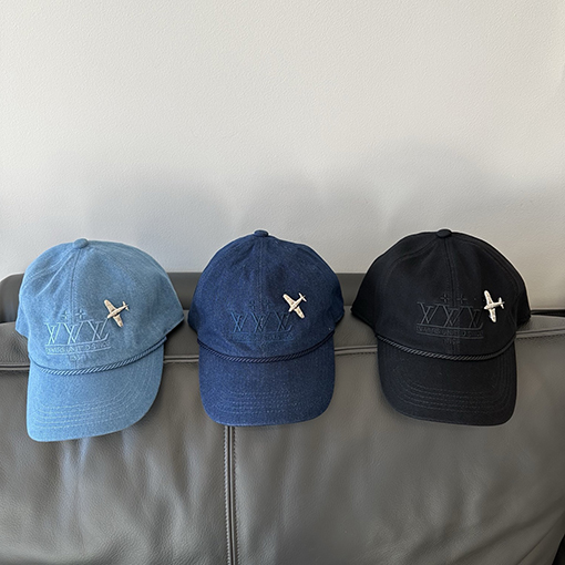 ルイヴィトン LV 飛行機風デニムベースボールキャップ