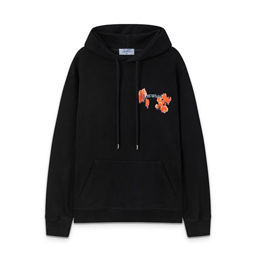 オフホワイト off white カラフルな矢印のゆったりフード付きスウェットシャツ