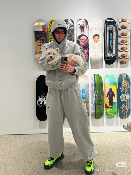シュプリームコピー X ナイキ  WEEK4 Sweatpant コラボレーションシリーズ 刺繍ロゴ カンガルーポケットパンツ