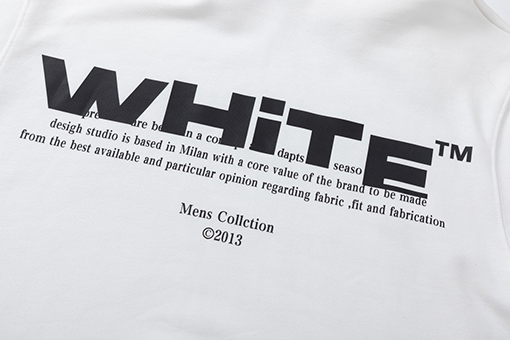 オフホワイト off white 新しいレタープリントのゆったりとしたフード付きスウェットシャツ