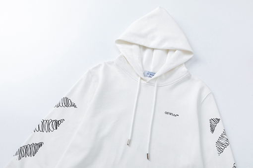 オフホワイトコピー off white 新しい460gのルーズフィットフード付きスウェットシャツ