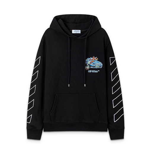 オフホワイトコピー off white 新しいゆったりとしたフード付きスウェットシャツ