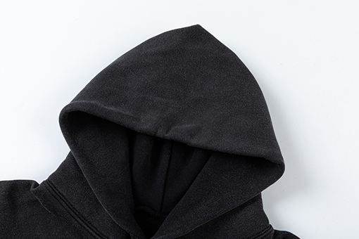オフホワイト off white ファッショナブルな肖像油絵風460gウォッシュドフード付きスウェットシャツ