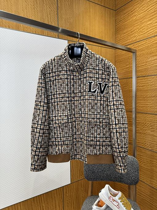 ルイヴィトン ビーズ刺繍モノグラムベースボールジャージ