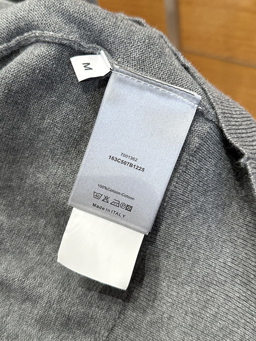 ディオール Christian Dior couture クラシックニット半袖ポロシャツ