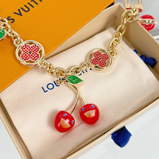 ルイヴィトンコピー Monogram 花と桜のファッションバッグチャームチェーン