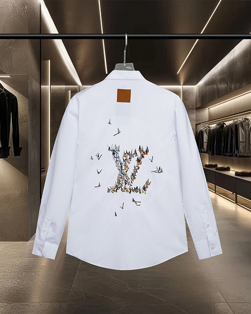 ルイヴィトンコピー LV 刺繍オーシャンセイルシリーズ 長袖シャツ