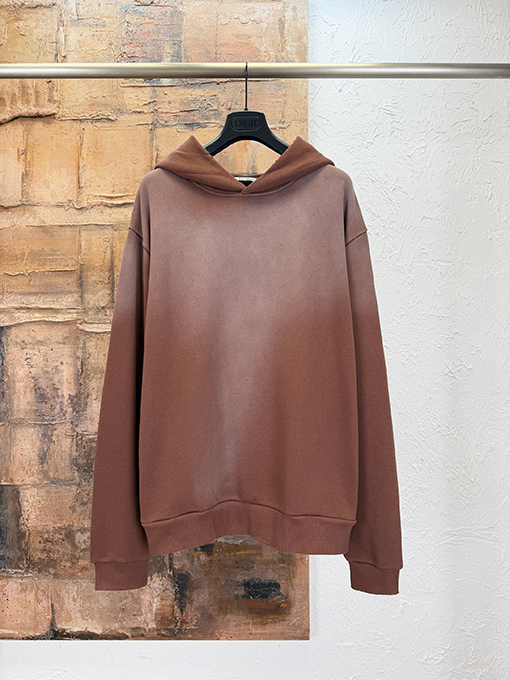 アクネストゥディオズ Acne Studios レタープリントのダメージウォッシュフード付きスウェットシャツ