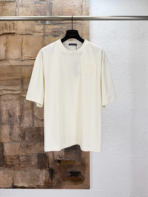 クロムハーツ 新モデル刺繍半袖Tシャツ