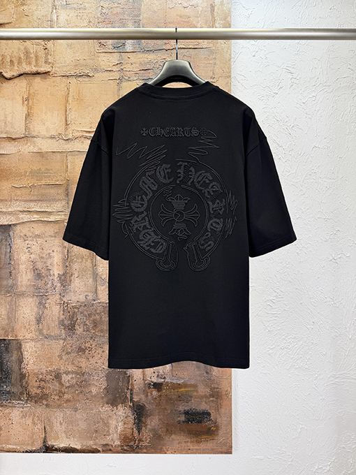 クロムハーツスーパーコピー クラシックな刺繍半袖Tシャツ