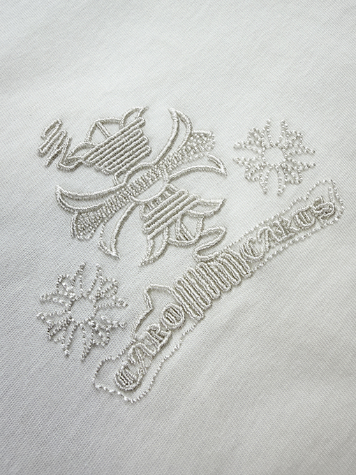 クロムハーツスーパーコピー クラシックな刺繍半袖Tシャツ