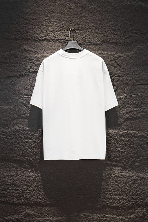 プラダスーパーコピー PRADA 新作フロックプリント半袖Tシャツ