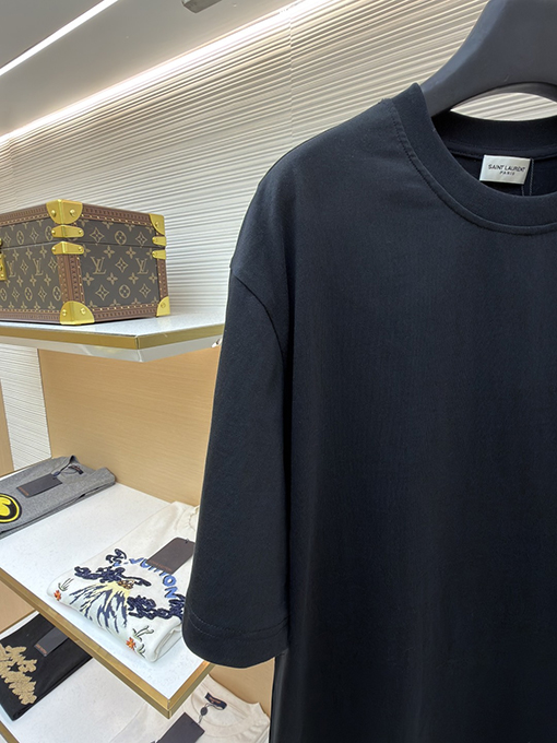 サンローランコピー ニューヨークコレクション プリント半袖Tシャツ