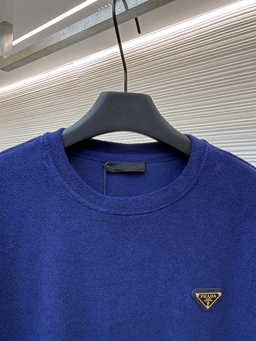プラダコピー トライアングルロゴテリークロス半袖Tシャツ