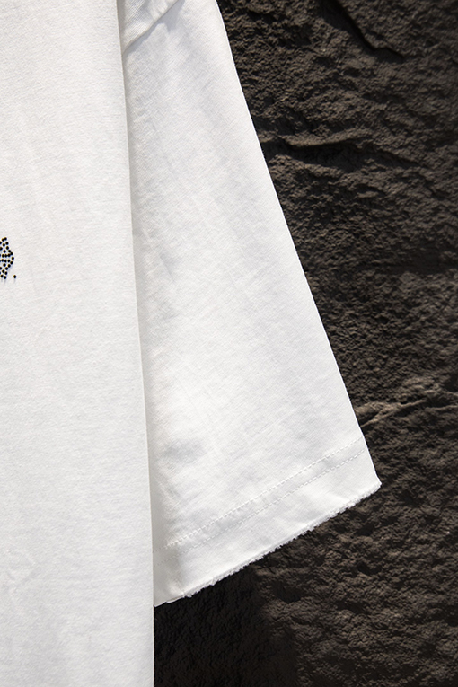クロムハーツ 新作ラインストーンダメージ半袖Tシャツ