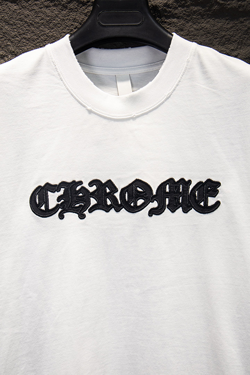 クロムハーツ カスタムアップリケ刺繍半袖Tシャツ