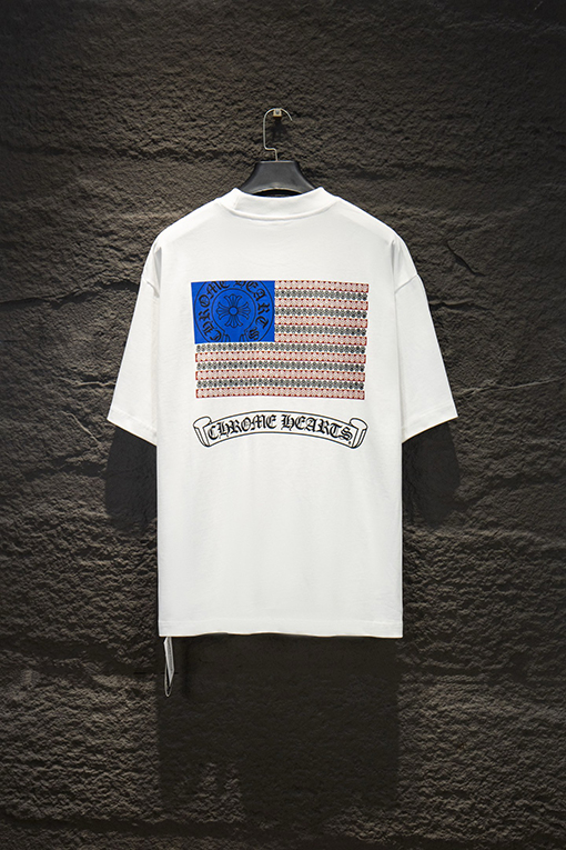 クロムハーツスーパーコピー プリント半袖Tシャツ