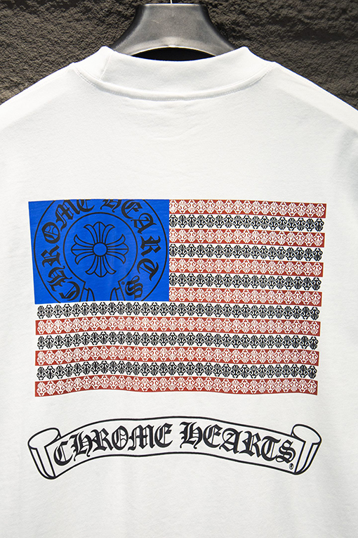 クロムハーツスーパーコピー プリント半袖Tシャツ