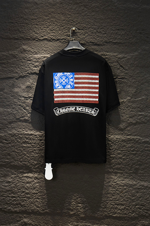 クロムハーツスーパーコピー プリント半袖Tシャツ