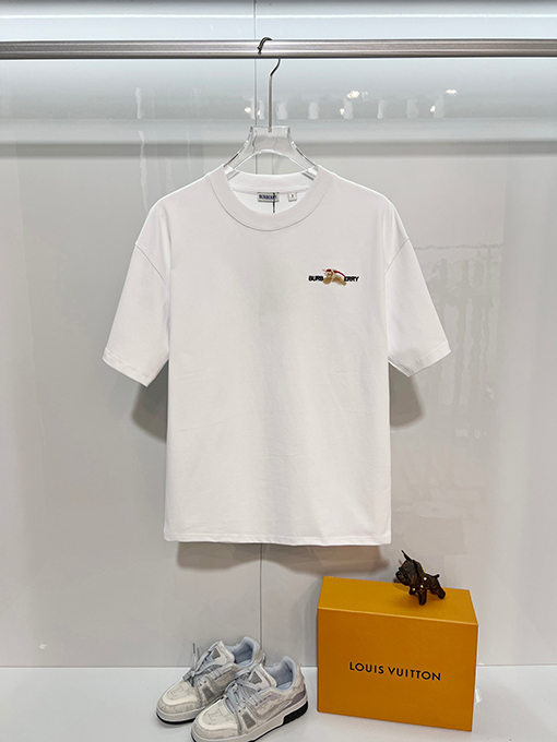 バーバリー BURBERRY クラシックな刺繍りウォーホースロゴクルーネック半袖Tシャツ