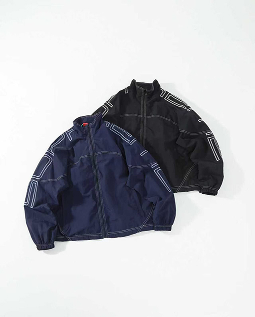 シュプリームコピー Supreme 肩に刺繍ロゴとトップステッチを施した新作コーチジャケット