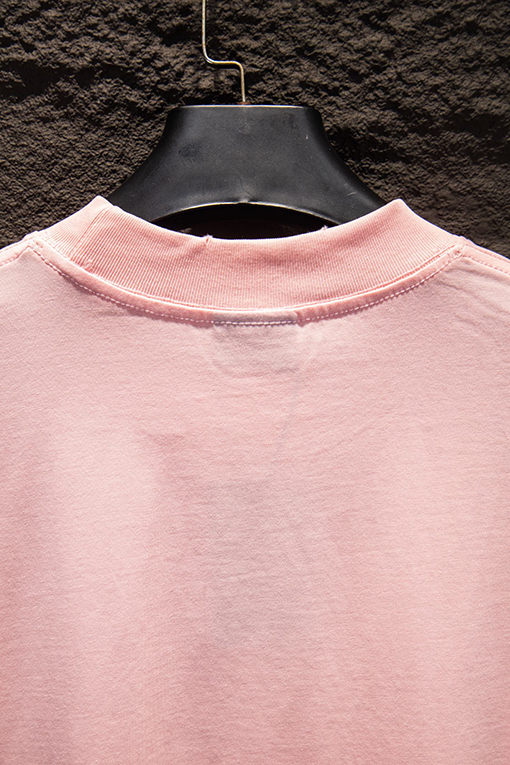 バレンシアガ Balenciaga クラシックなダメージ破れプリントラインストーンの半袖Tシャツ