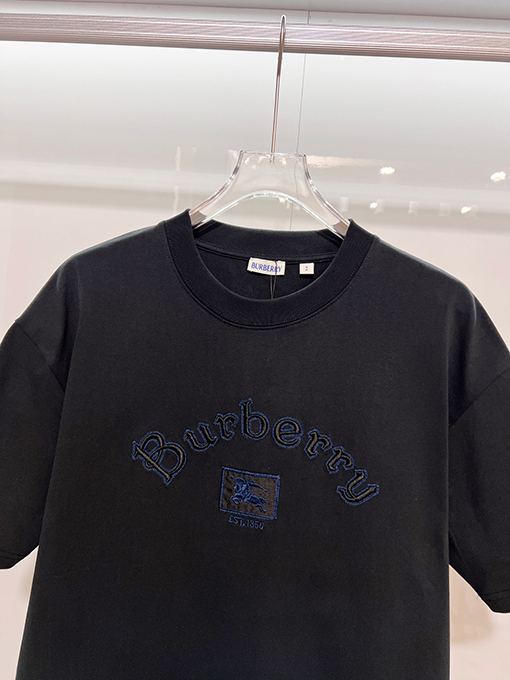 バーバリー BURBERRY 1856 クラシック ウォー ホース ロゴ 刺繍 クルーネック 半袖 Tシャツ