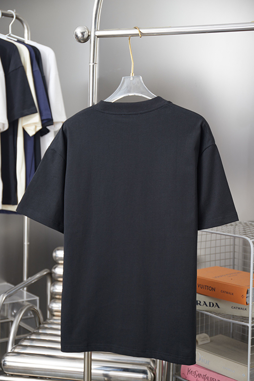 アミリスーパーコピー 新モデル刺繍レターロゴ半袖Tシャツ